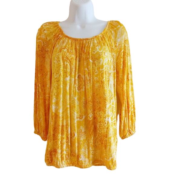 Michael Kors Paisley Print Top - Picture 1 of 6